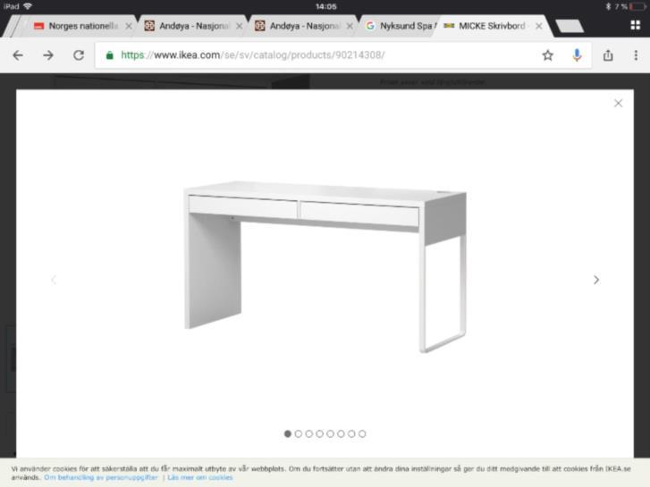 Micke skrivbord IKEA