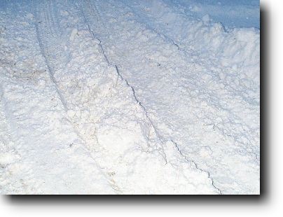 Sista snön bortskänkes
