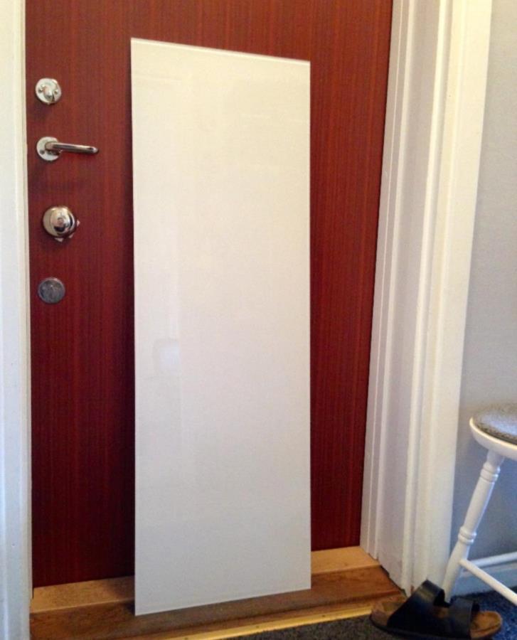Vit IKEA glasskiva 120x40cm passar BESTÅ