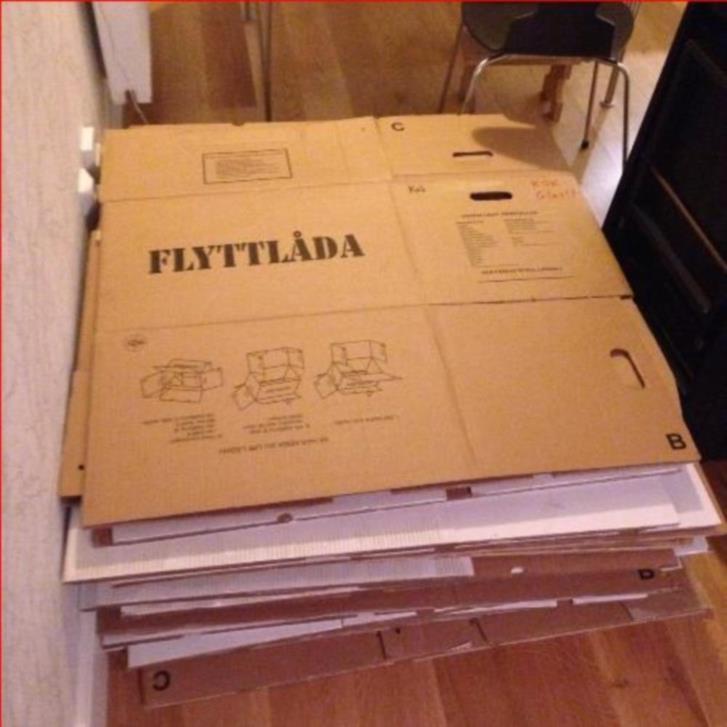 Flyttkartonger