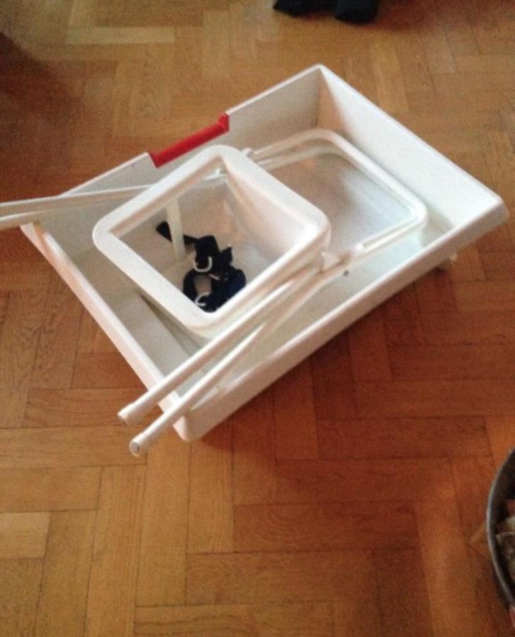 Rullåda samt barnstol