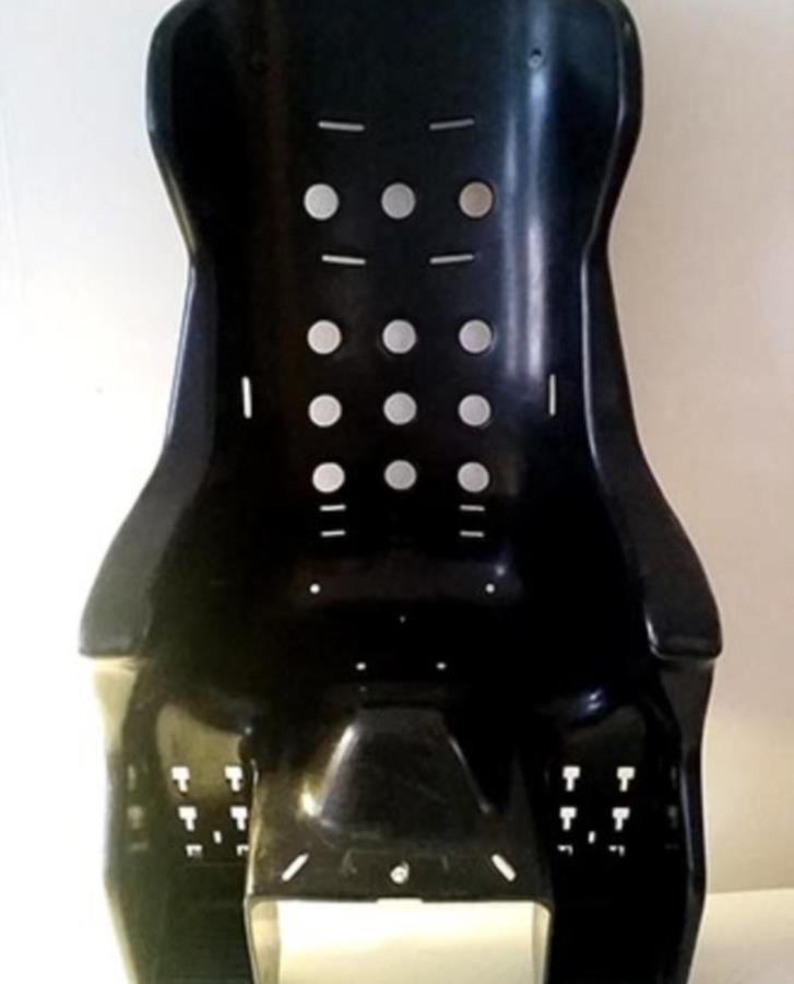 REX svart cykelsits cykelstol för barn