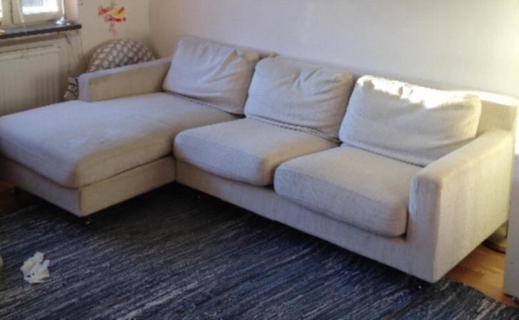 2-sits soffa med schäslong