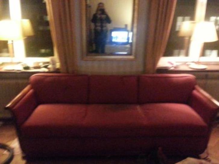 Gammaldags bäddsoffa