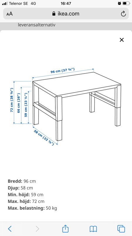 Litet skrivbord & skrivbordsstol