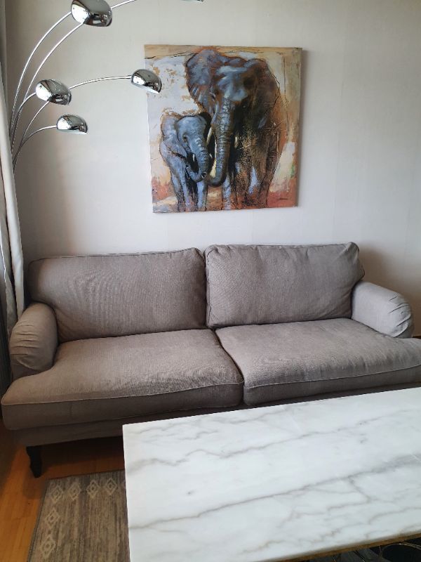 Grey Sofa Stocksund Sofa Seater Ikea Stocksund Sofa AptDeco