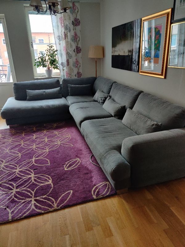 Stor soffa (delbar), Bra skick