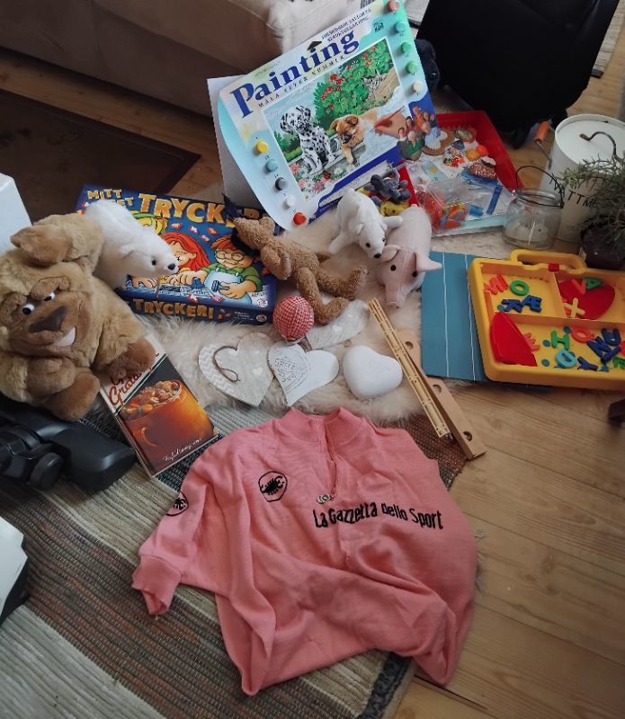 Barnpyssel,gosedjur och heminredning