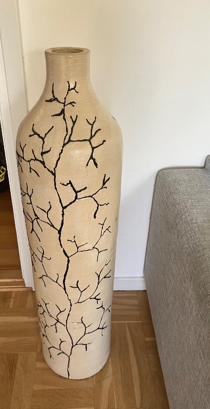 Stor terracotta prydnad 
