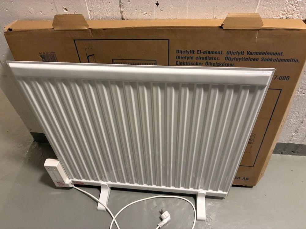 Oljefyllt El-element 800W