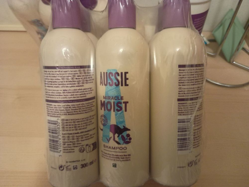 Aussie Miracle Moist shampoo 6 flaskor 