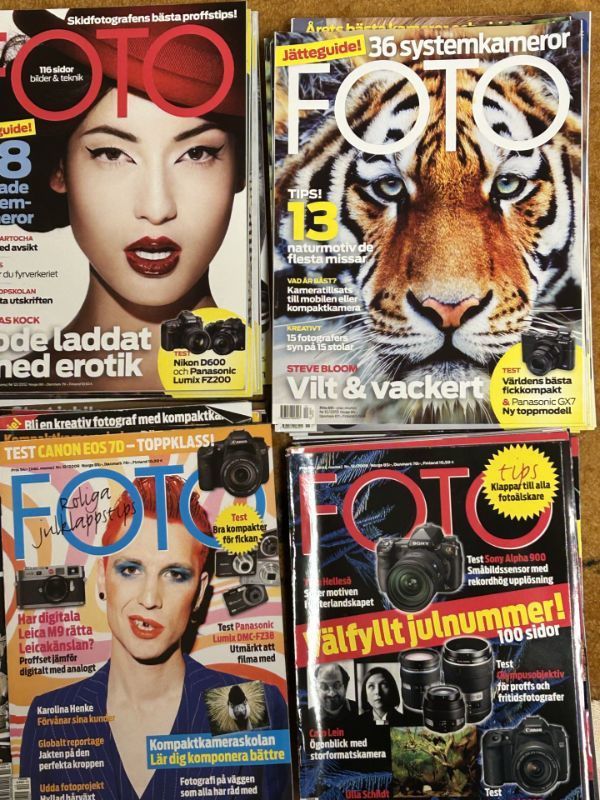 Mer än 200 ex av tidningen Foto