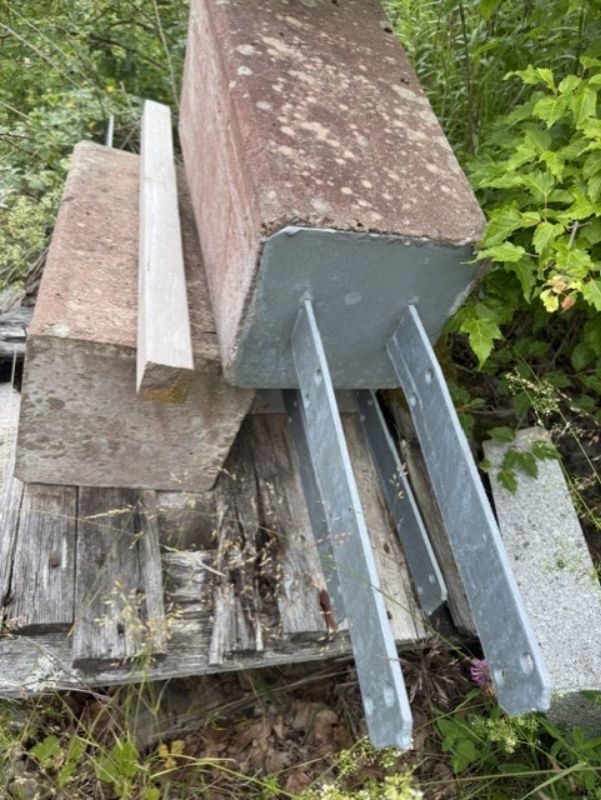Betongplintar med stolpsko