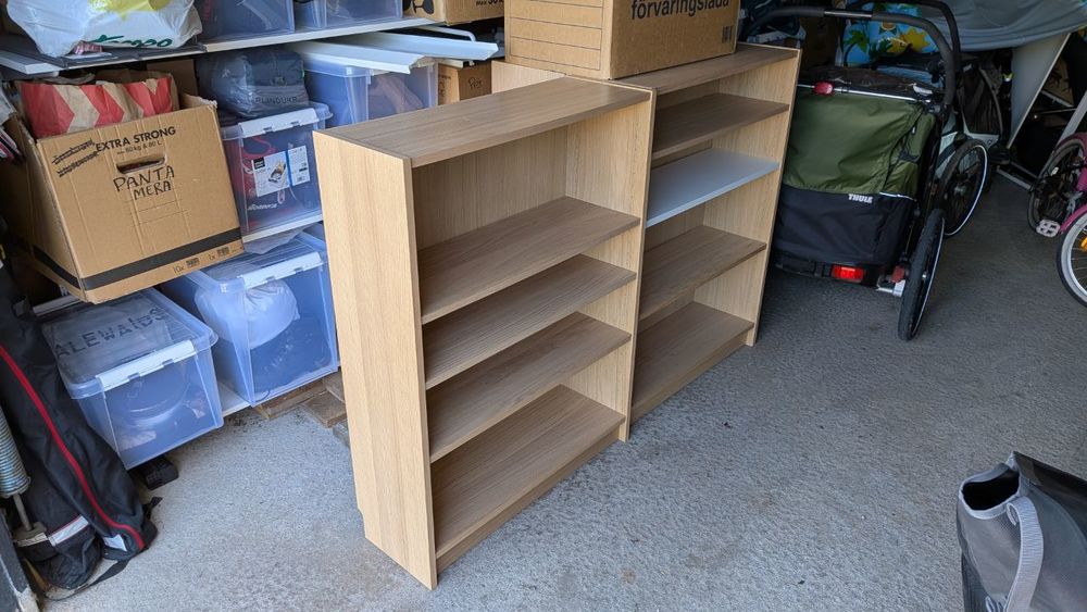 3st ikea Billys bokhylla