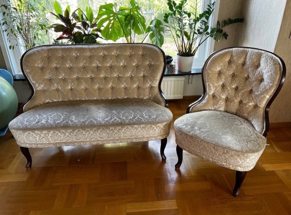 Emma soffa och fåtölj